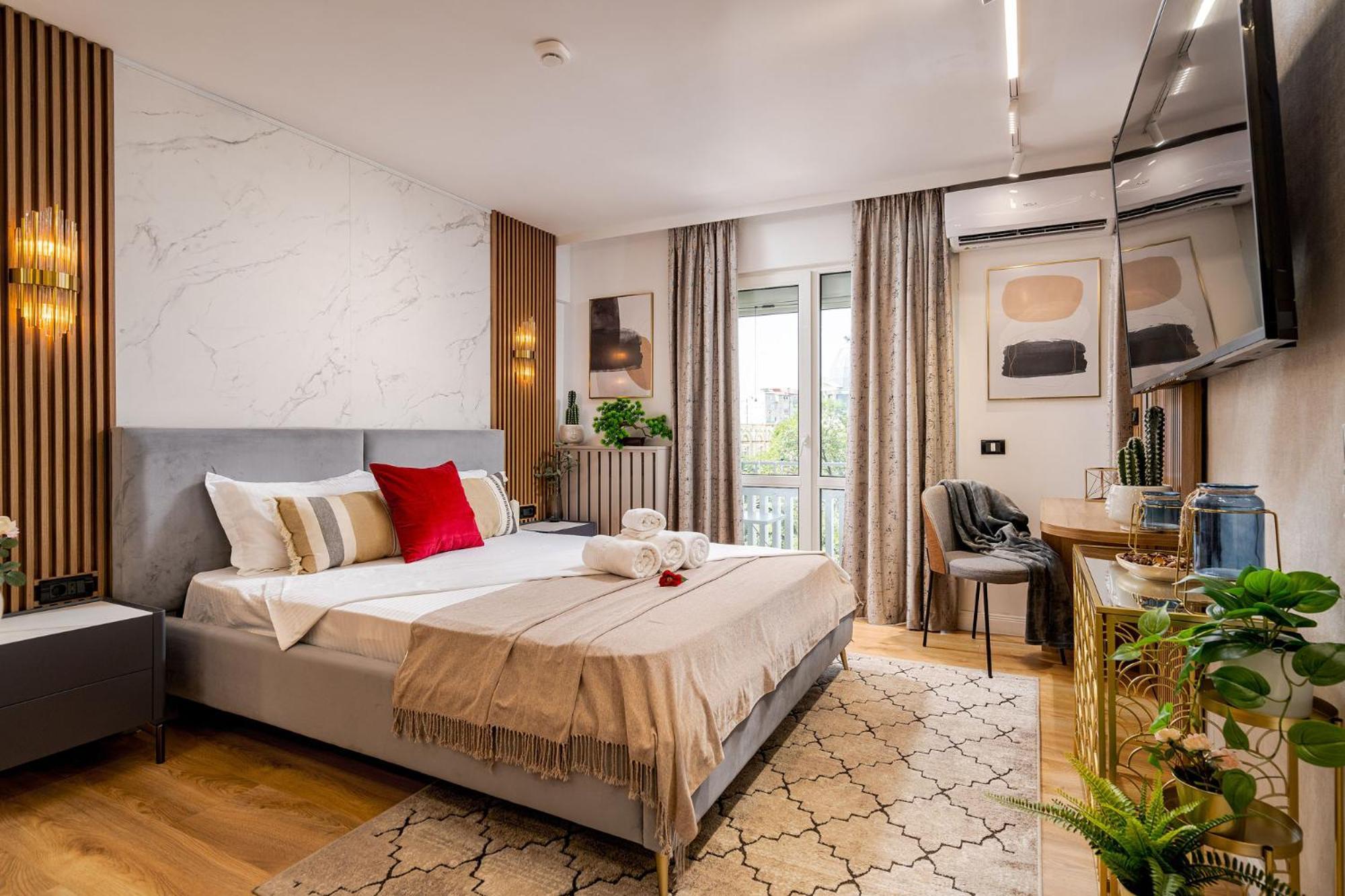 Romana Vibe Elegance In The Heart Of The City Bukares Bagian luar foto